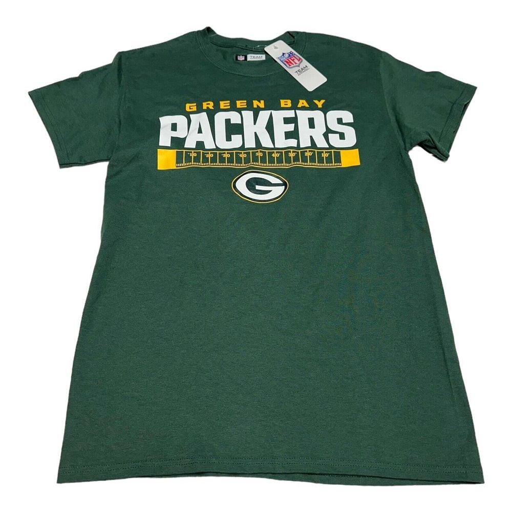 NWT NFL Team Apparel Green Bay Packers NFL Short‎ Sleeve T-Shirt Size S Small